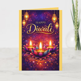 Tarjeta Personalized Diwali Celebration Festival Card