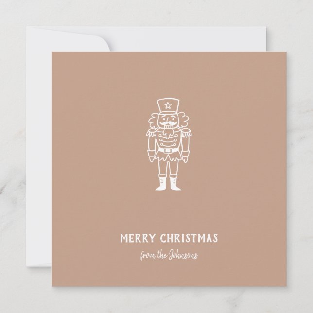 Tarjeta Personalized Family Name Merry Christmas Prince (Anverso)