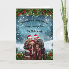 Tarjeta Personalized Holiday Card