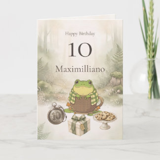 Tarjeta Personalized Meet Zochi 10th Birthday
