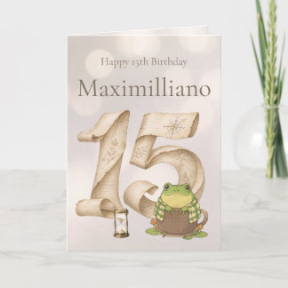 Tarjeta Personalized Meet Zochi 15th Birthday