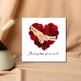 Tarjeta Personalized Mummy Loves You So Much Mother's Day 