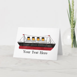 Tarjeta Personalized Passenger Steamship