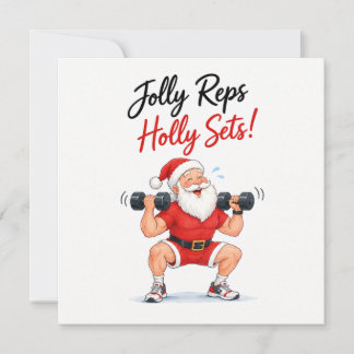 Tarjeta Personalized Personal Trainer Funny Christmas Card