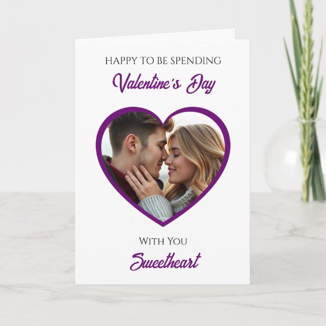 Tarjeta Personalized Photo Valentine's Day | My Favorite  (Anverso)