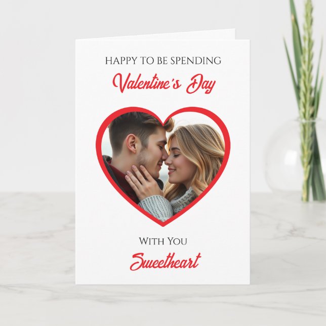 Tarjeta Personalized Photo Valentine's Day | My Favorite  (Anverso)