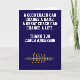 Tarjeta Personalized Rowing Coach From Team Rower
