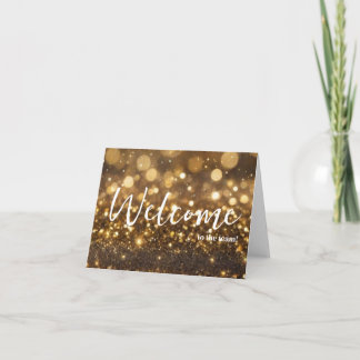 Tarjeta Personalized simple Elegant Welcome to the team
