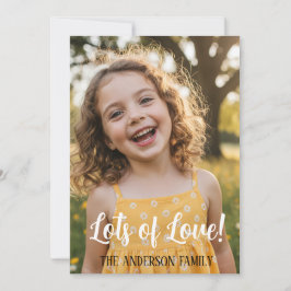 Tarjeta Personalized Valentines Day Photo 