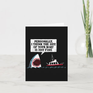 Tarjeta Personalmente creo que el tamaño de tu barco es ju