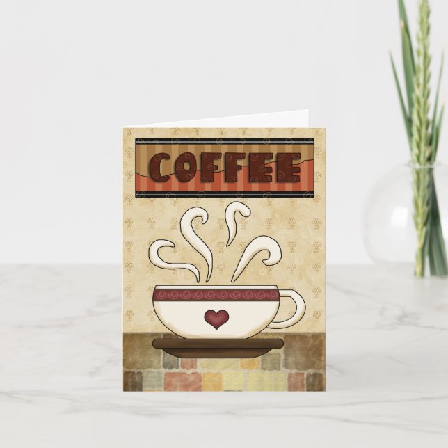 tarjeta personlized del café (Anverso)