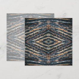 Tarjeta Perspectiva de Patrón de Foto de Vigas de Madera A