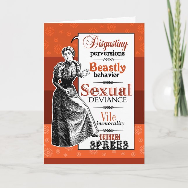 Tarjeta Perversiones asquerosas (Anverso)