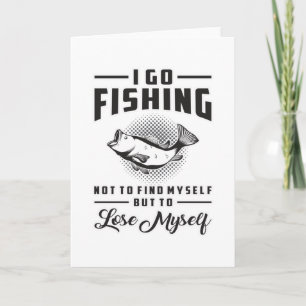 Tarjeta Pesca Amo Pescado Pesca Rod Pescador Regalo Idea