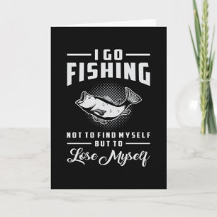 Tarjeta Pesca Amo Pescado Pescador Rod Pescador Gracioso R