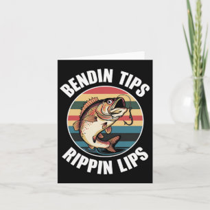 Tarjeta Pesca B Dad Funny Bending-tips-rippin-lips