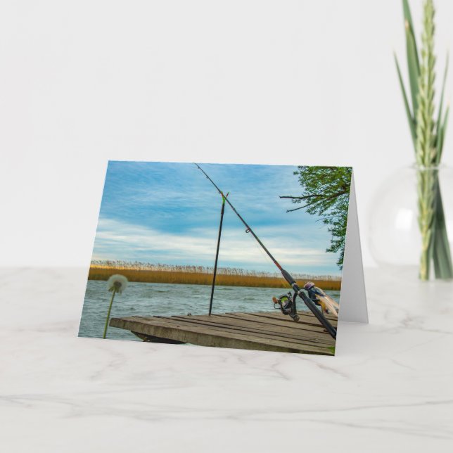 Tarjeta Pesca con mosca. (Anverso)