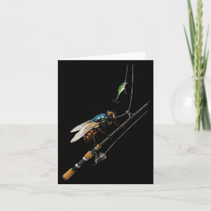 Tarjeta Pesca con mosca pesca deportiva pesca pescador chi