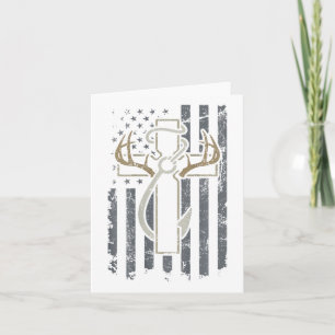 Tarjeta Pesca de caza de fe - pescador cazador cristiano