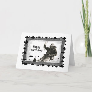 Tarjeta Pesca de hielo, cumpleaños, papá