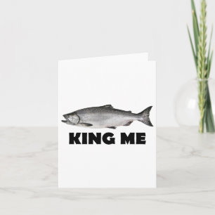 Tarjeta Pesca de King Me Salmon