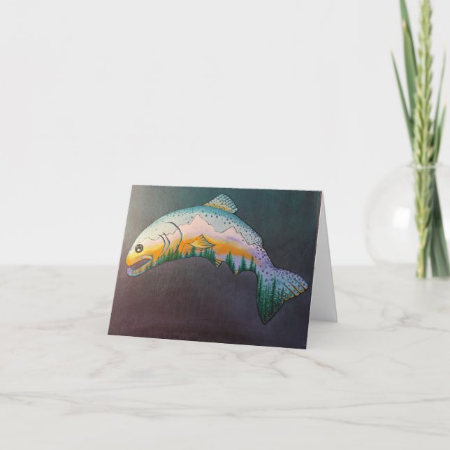 Tarjeta Pesca de montaña
