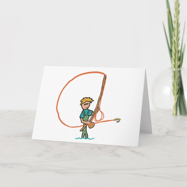 Tarjeta Pesca de mosca (Anverso)