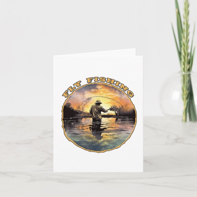 Tarjeta Pesca de mosca (Anverso)