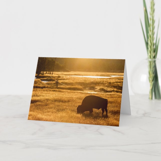 Tarjeta Pesca de otoño (Anverso)