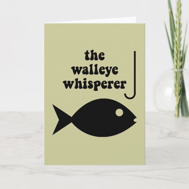 Tarjeta pesca de walleye whisperer (Anverso)