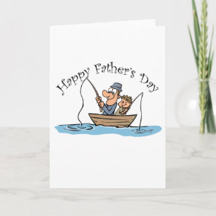 Tarjeta "Pesca del Día del Padre"