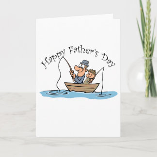 Tarjeta "Pesca del Día del Padre"