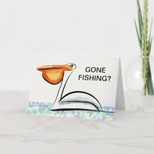 Tarjeta Pesca desaparecida - la mejor suerte en su jubilac