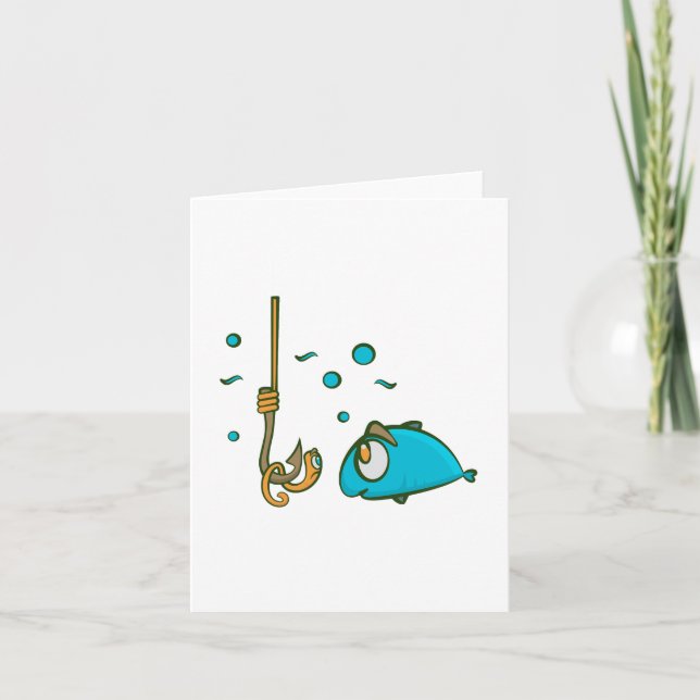 Tarjeta Pesca divertida (Anverso)