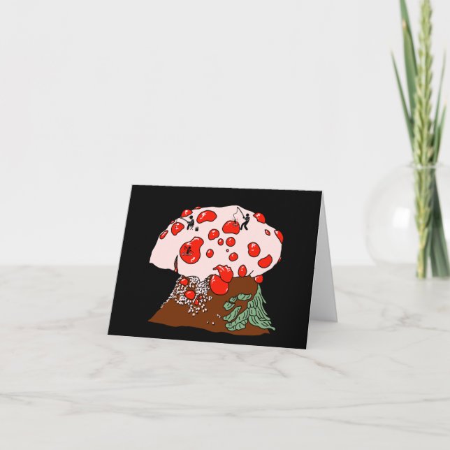 Tarjeta Pesca en hongos sangrantes (Anverso)