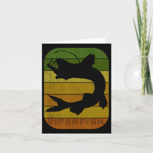 Tarjeta Pesca Retro Pesca Pesca Pesca Pesca Anglicana Icht