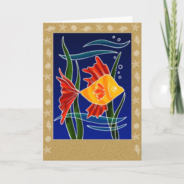 Tarjeta Pescado Batiqued (Anverso)