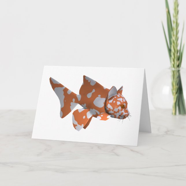 Tarjeta Pescado blanco-naranja (Anverso)