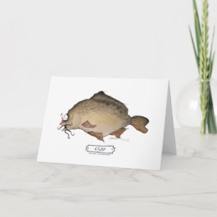 Tarjeta Pescado de carpa, tony fernandes