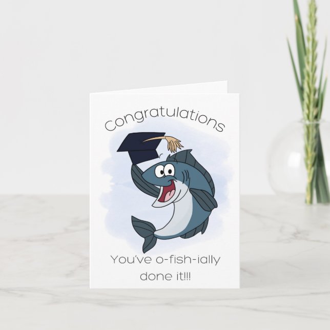 Tarjeta Pescado de graduación (Anverso)