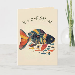 Tarjeta Pescado Editable Que Oficialmente Se Está Volviend