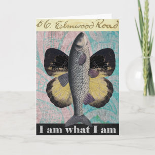Tarjeta Pescado mariposa, Día del Padre