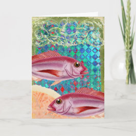 Tarjeta Pescado rosa, Día del Padre