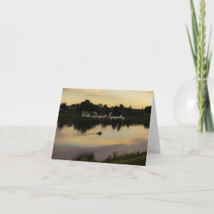 Tarjeta Pescador al atardecer, Simpatía