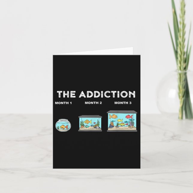 Tarjeta Pescador - Aquarium Lover Gifts & amp; Idea de reg (Anverso)