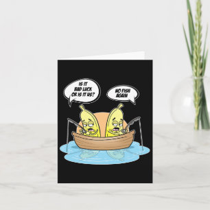 Tarjeta Pescador De Bynanas Es Suerte Para Nosotros
