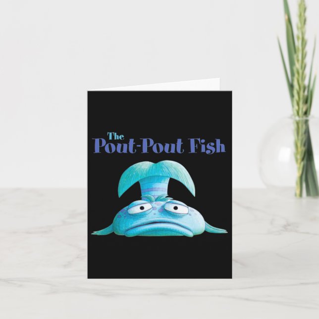 Tarjeta Pescador de peces de Pot Pout Funny Pescador Cuest (Anverso)
