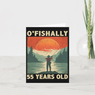 Tarjeta Pescador de pesca Ofishally 55 años de edad 1969 5