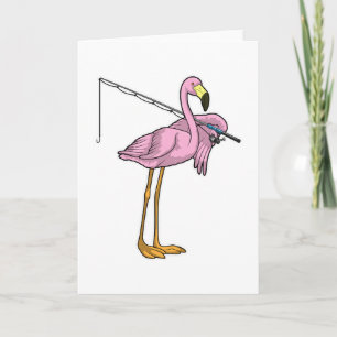 Tarjeta Pescador Flamingo