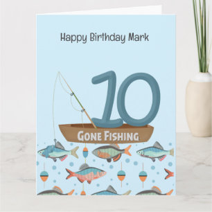 Tarjeta Pescador Lover 10 años